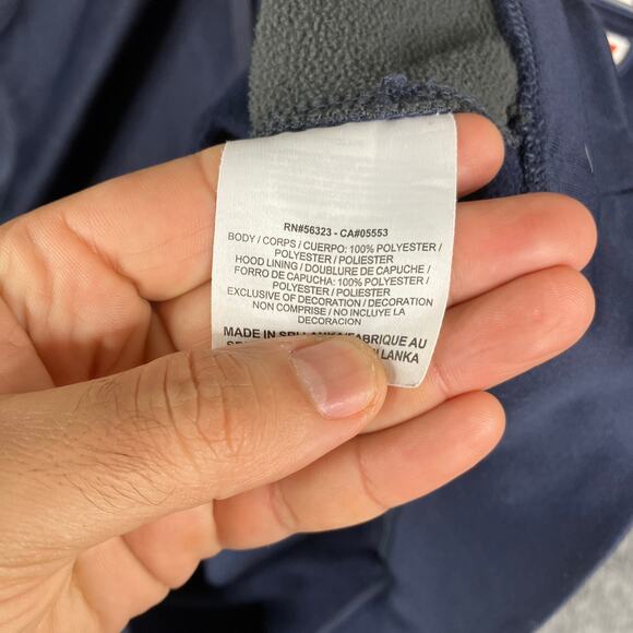 Nike Hoodie Mens Size L Navy Chicago Bears Therma-Fit Full Zip NFL Sweatshirt - Picture 5 of 7